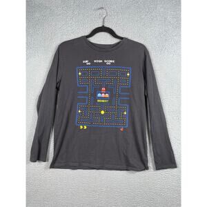 Zara Kids Youth Boys Size 13/14 Long Sleeve Pac Man Graphic T-shirt